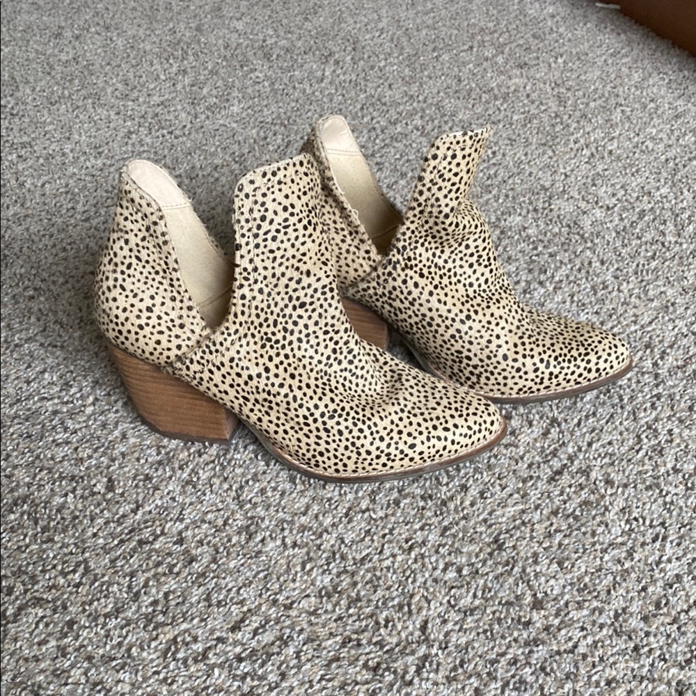 Coconuts by Matisse Leopard Print Ankle Boots